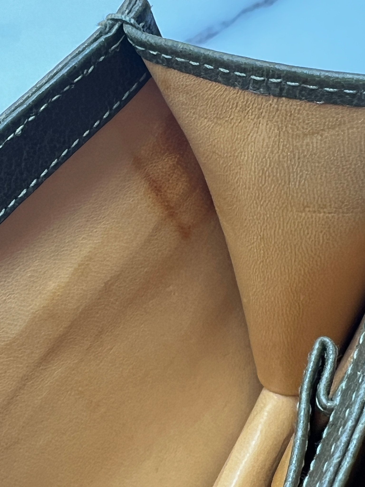 Gucci Kelly Leather Bag Olive - Styles via Sina