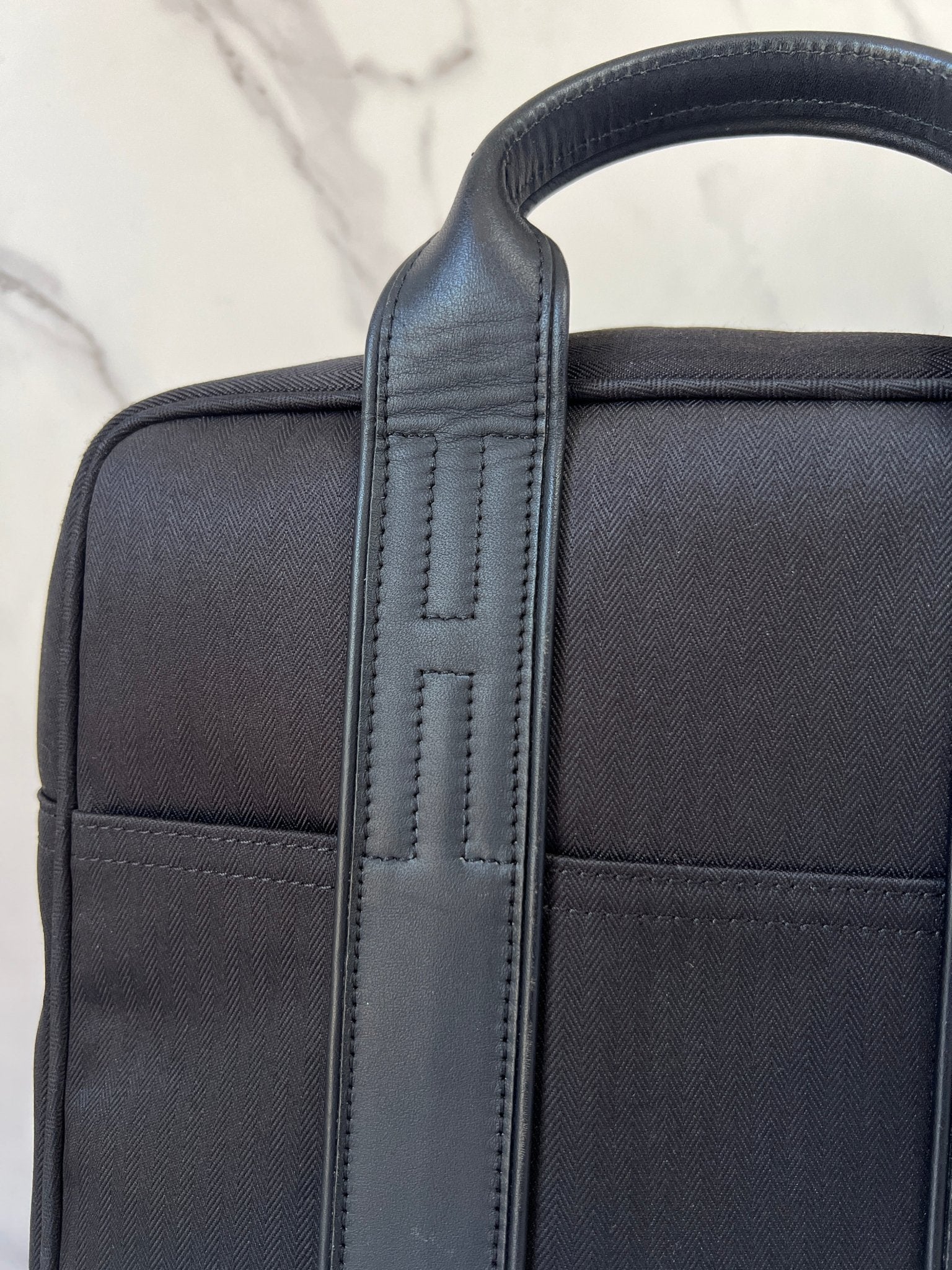 Hermès Acapulco Canvas Backpack Black - Styles via Sina