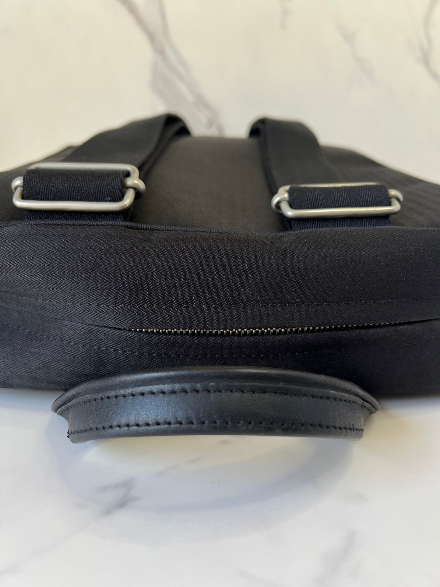 Hermès Acapulco Canvas Backpack Black - Styles via Sina