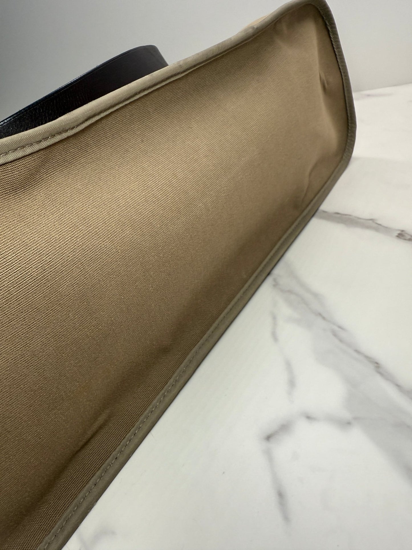 Hermès Cabag Elan PM Canvas Tote Etoupe/Ebene - Styles via Sina