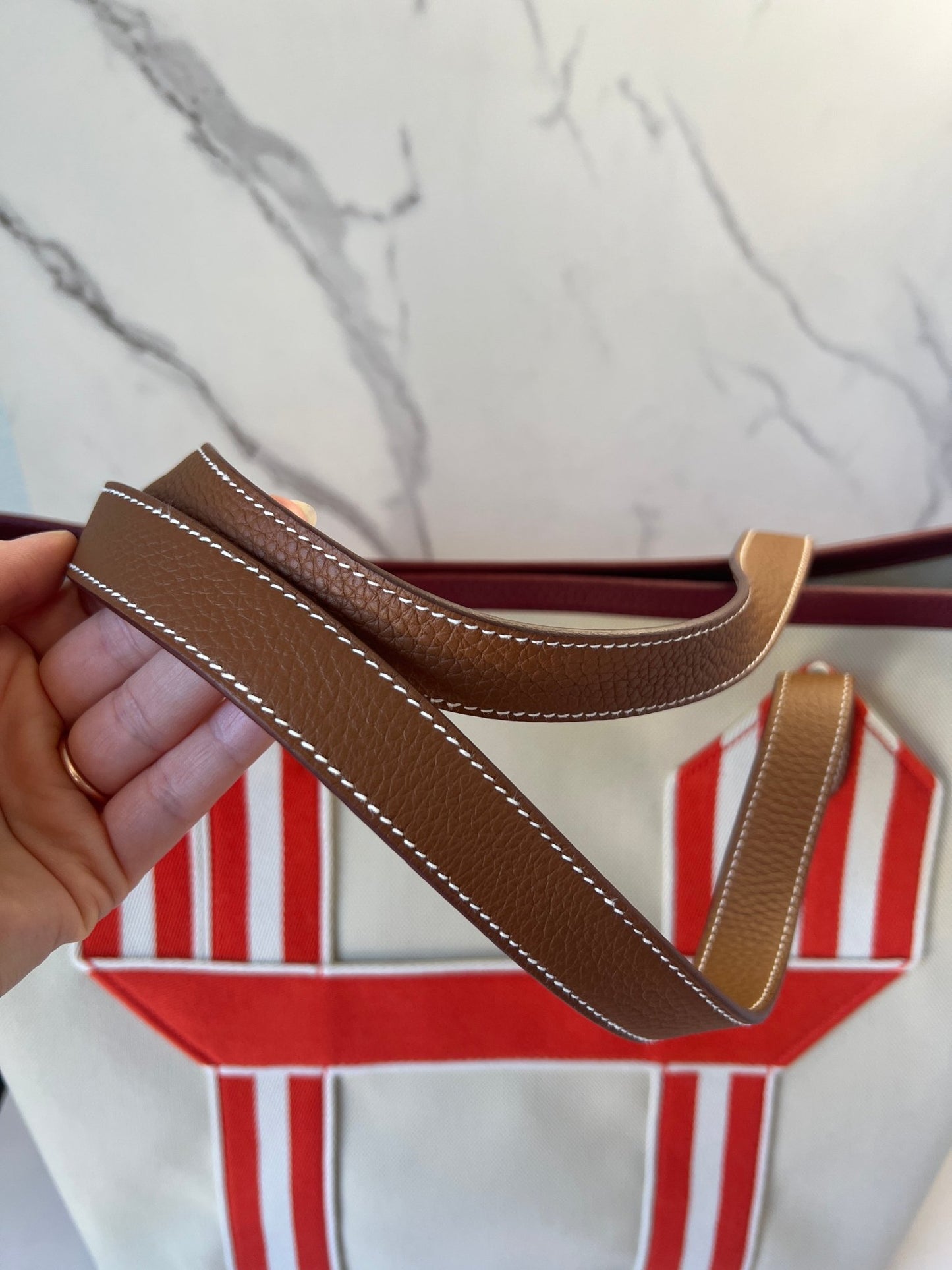 Hermès Pursangle MM Tote Bag - Styles via Sina