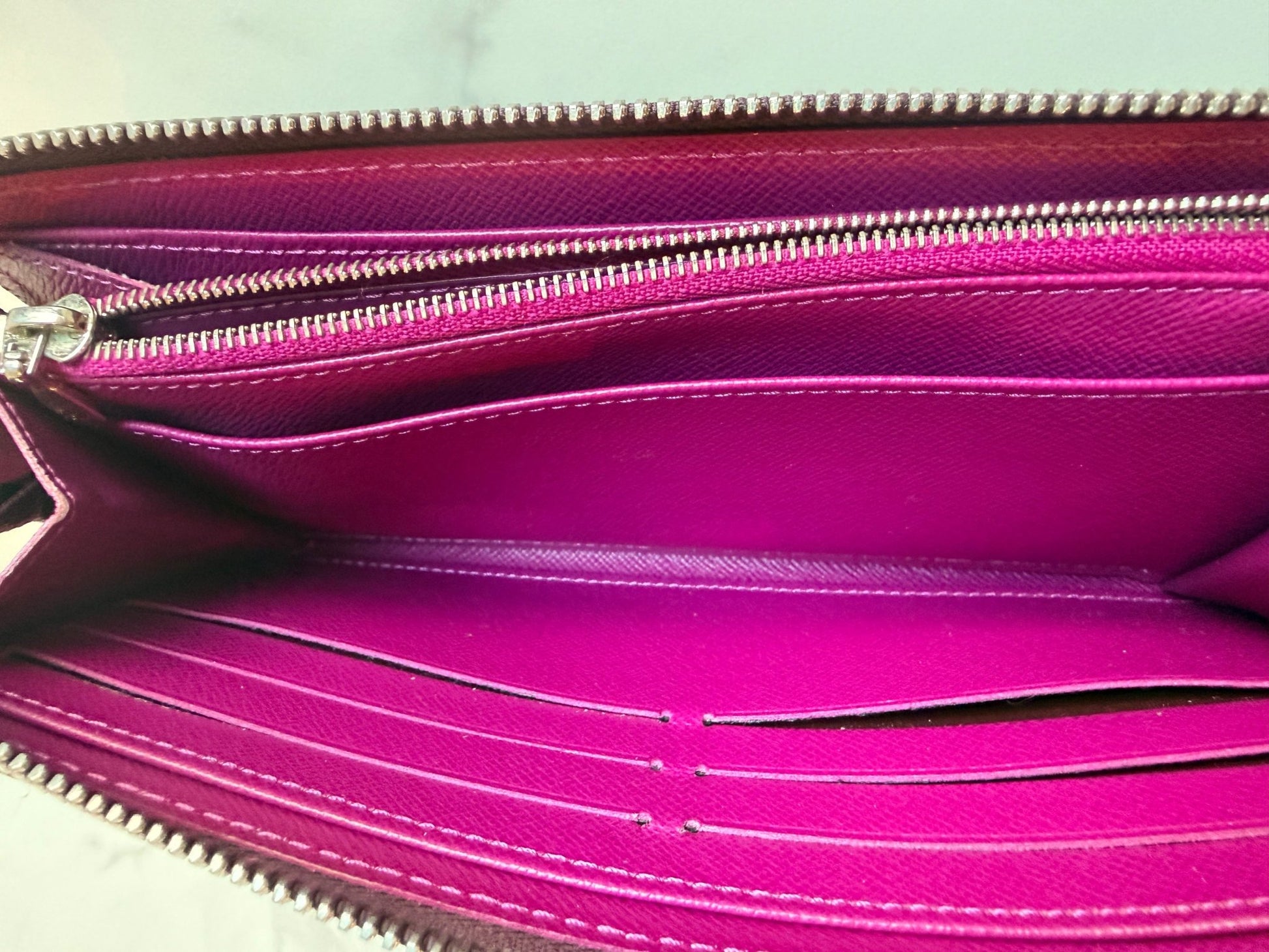 Louis Vuitton Astrid Wallet Epi Leather Purple - Styles via Sina