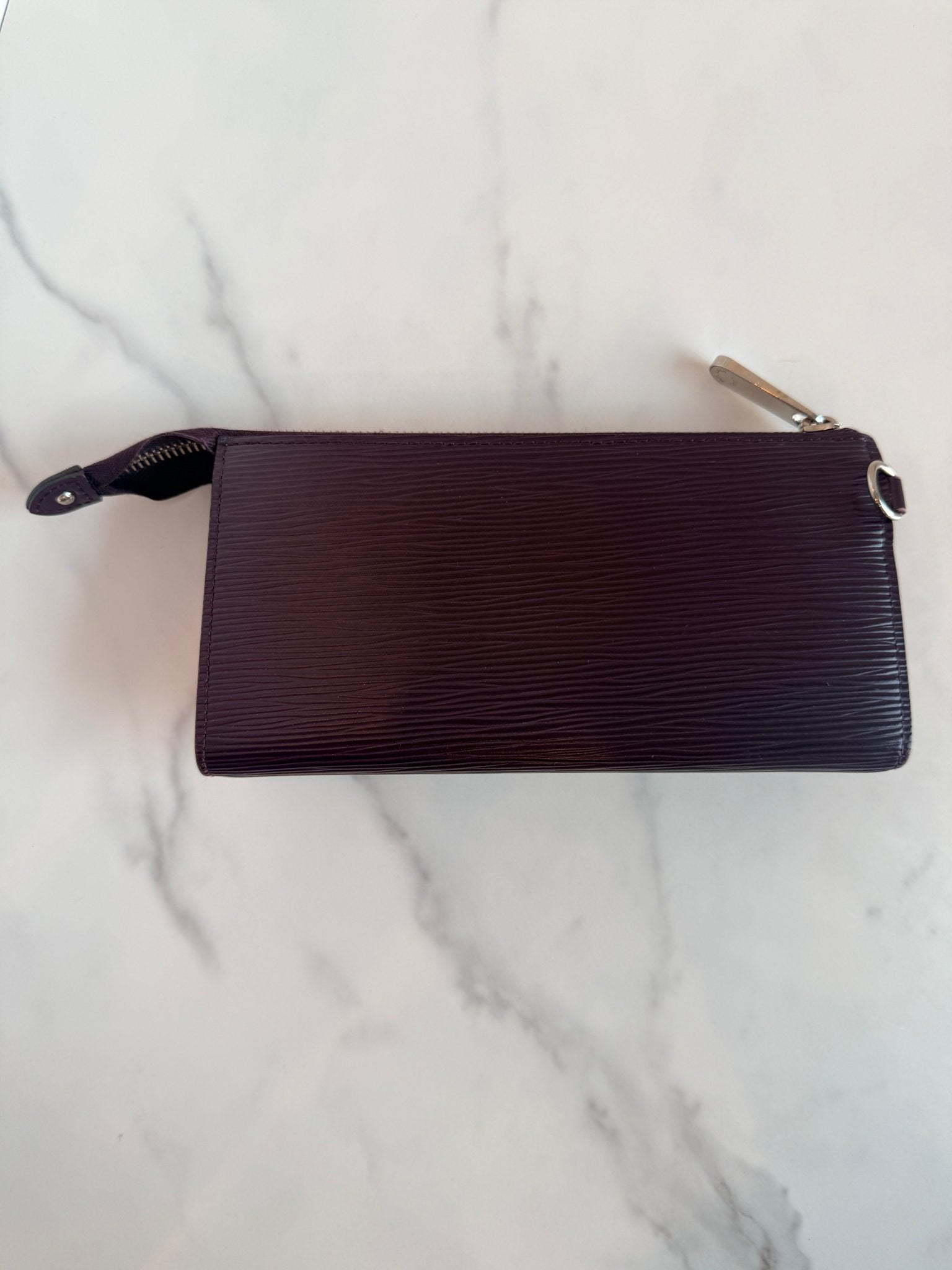 Louis Vuitton Astrid Wallet Epi Leather Purple - Styles via Sina