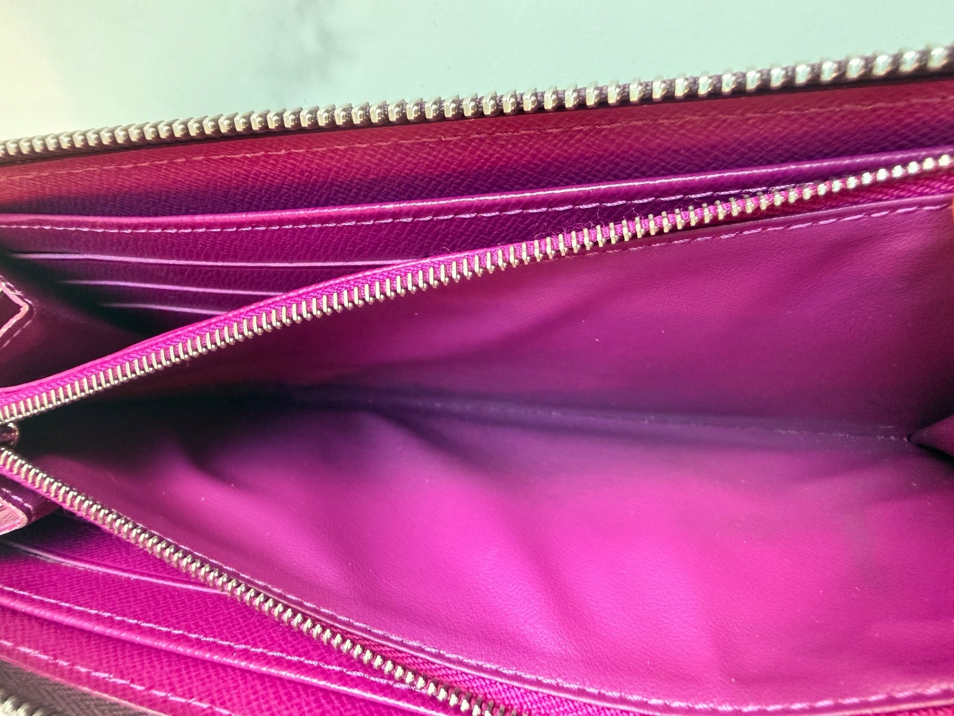 Louis Vuitton Astrid Wallet Epi Leather Purple - Styles via Sina
