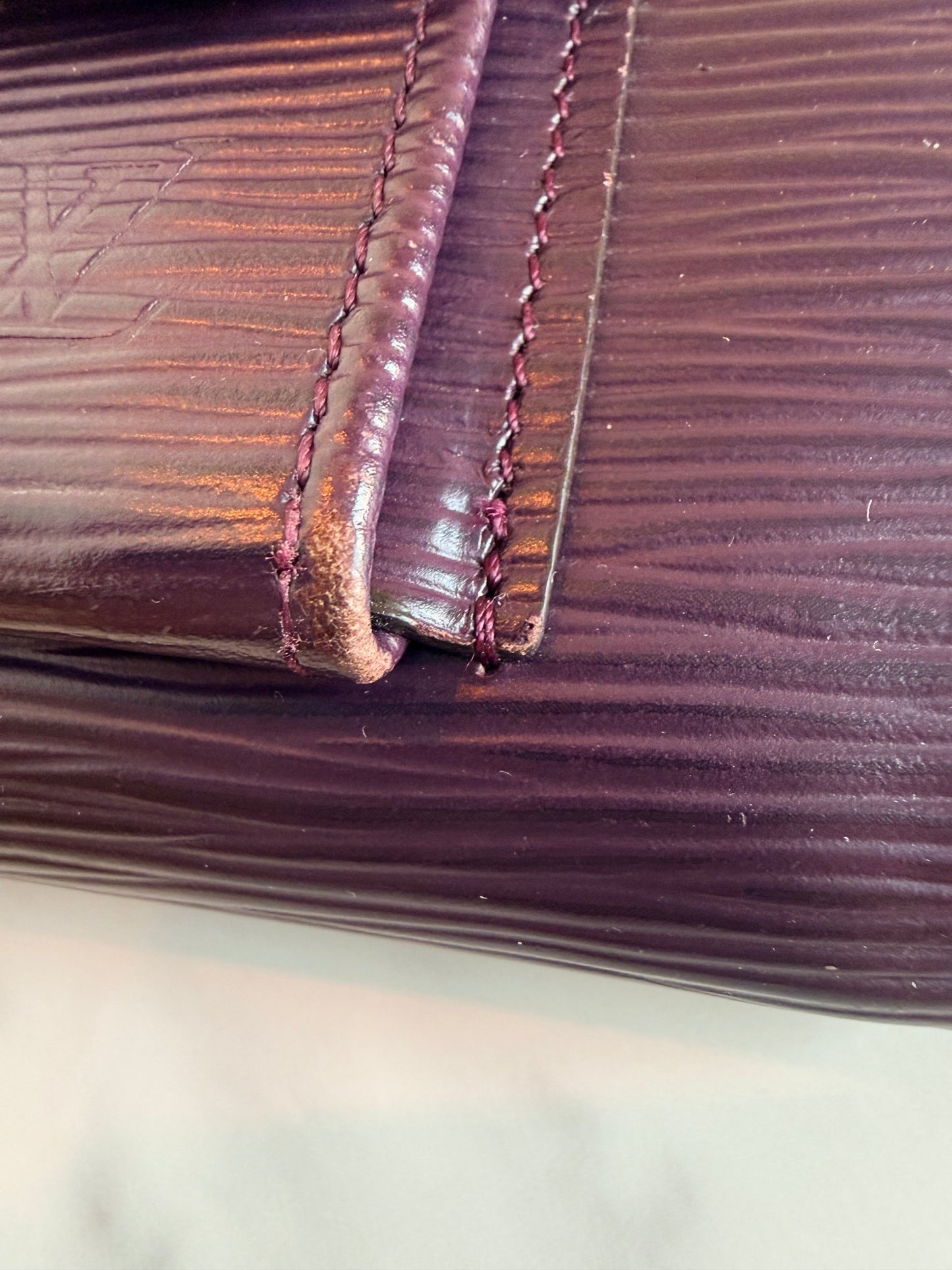 Louis Vuitton Astrid Wallet Epi Leather Purple - Styles via Sina