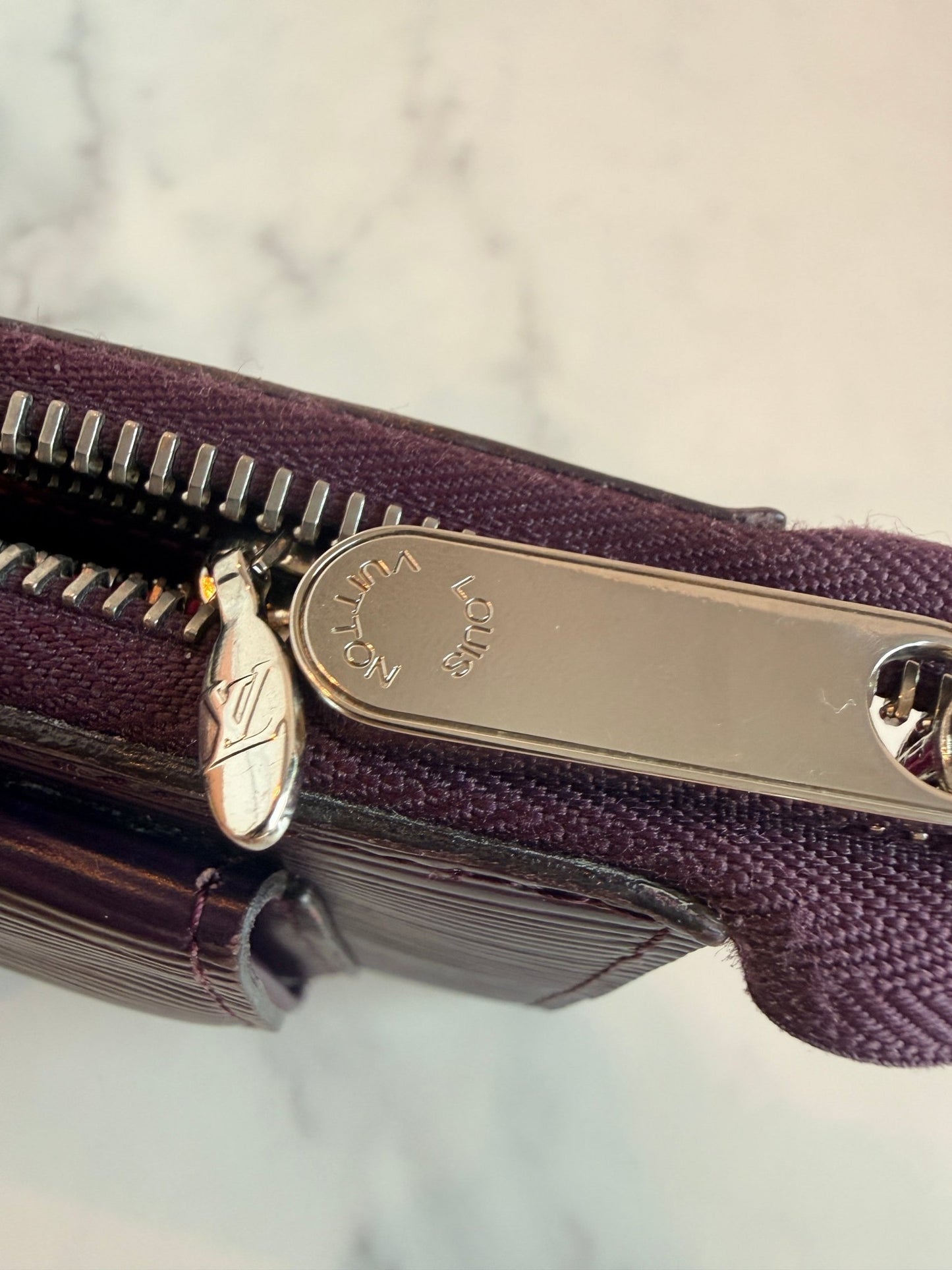 Louis Vuitton Astrid Wallet Epi Leather Purple - Styles via Sina
