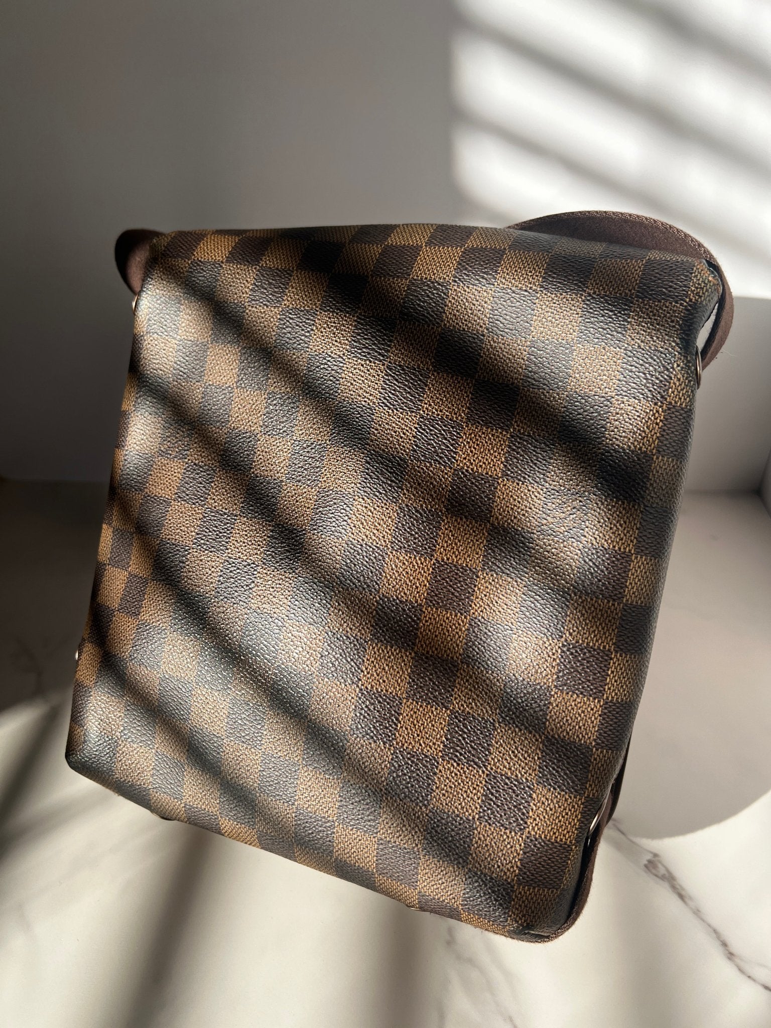Louis Vuitton Brooklyn MM Damier Ebene Brown - Styles via Sina