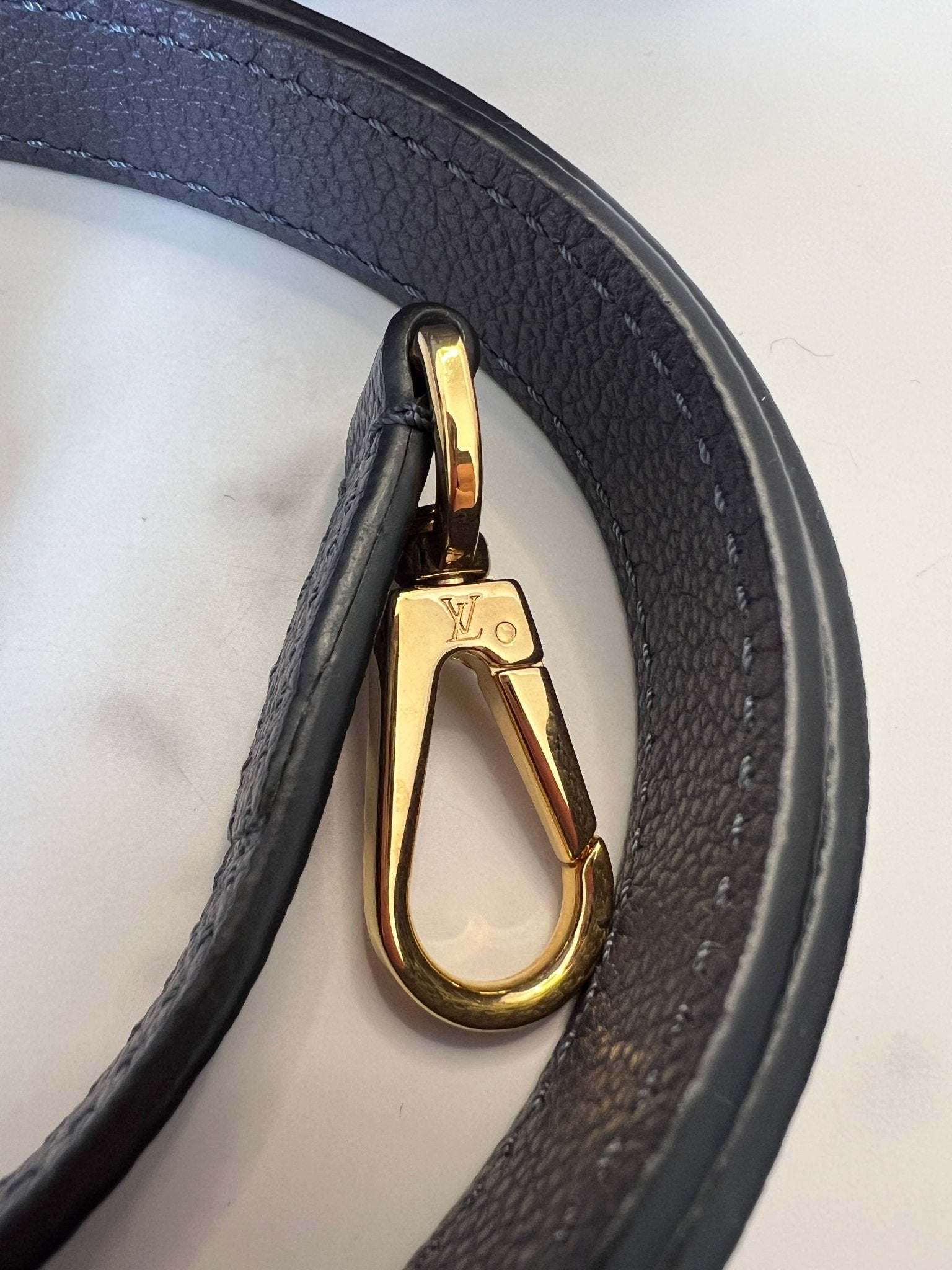 Louis Vuitton Empreinte Studded Montaigne BB Grey - Styles via Sina