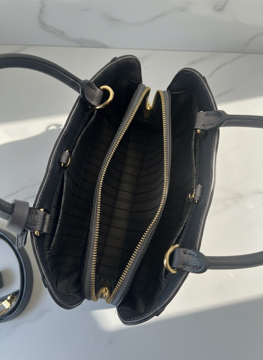 Louis Vuitton Empreinte Studded Montaigne BB Grey - Styles via Sina