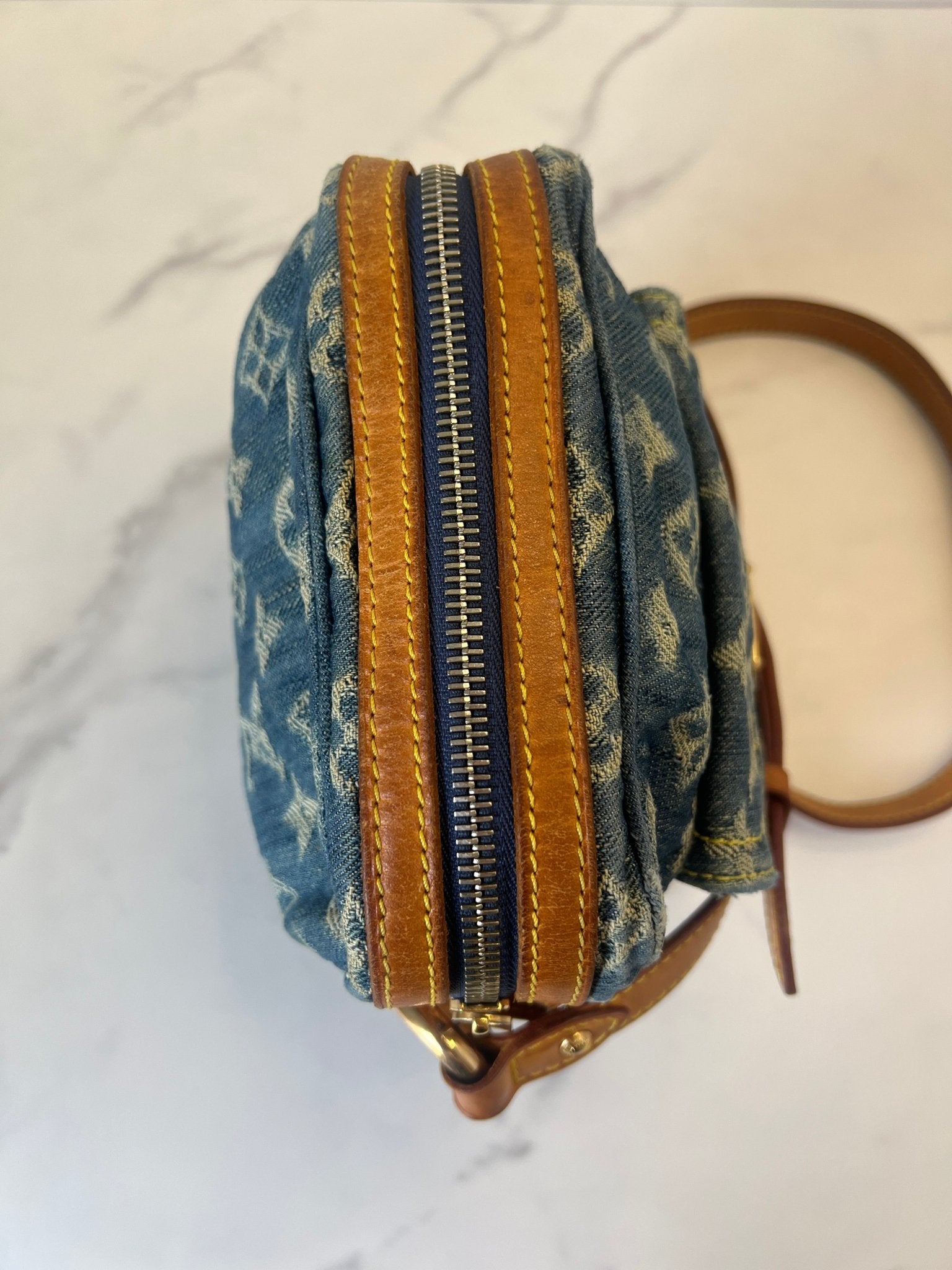 Louis Vuitton Fairfax Pochette Monogram Denim Blue - Styles via Sina