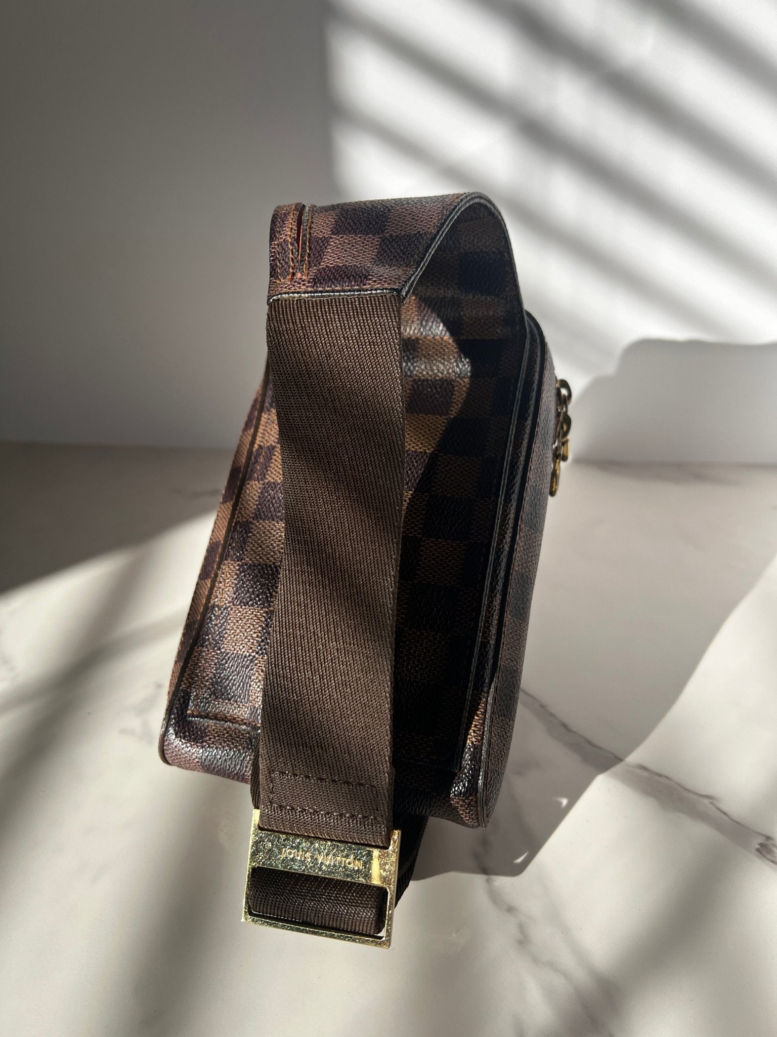 Louis Vuitton Geronimos Damier Ebene Brown - Styles via Sina