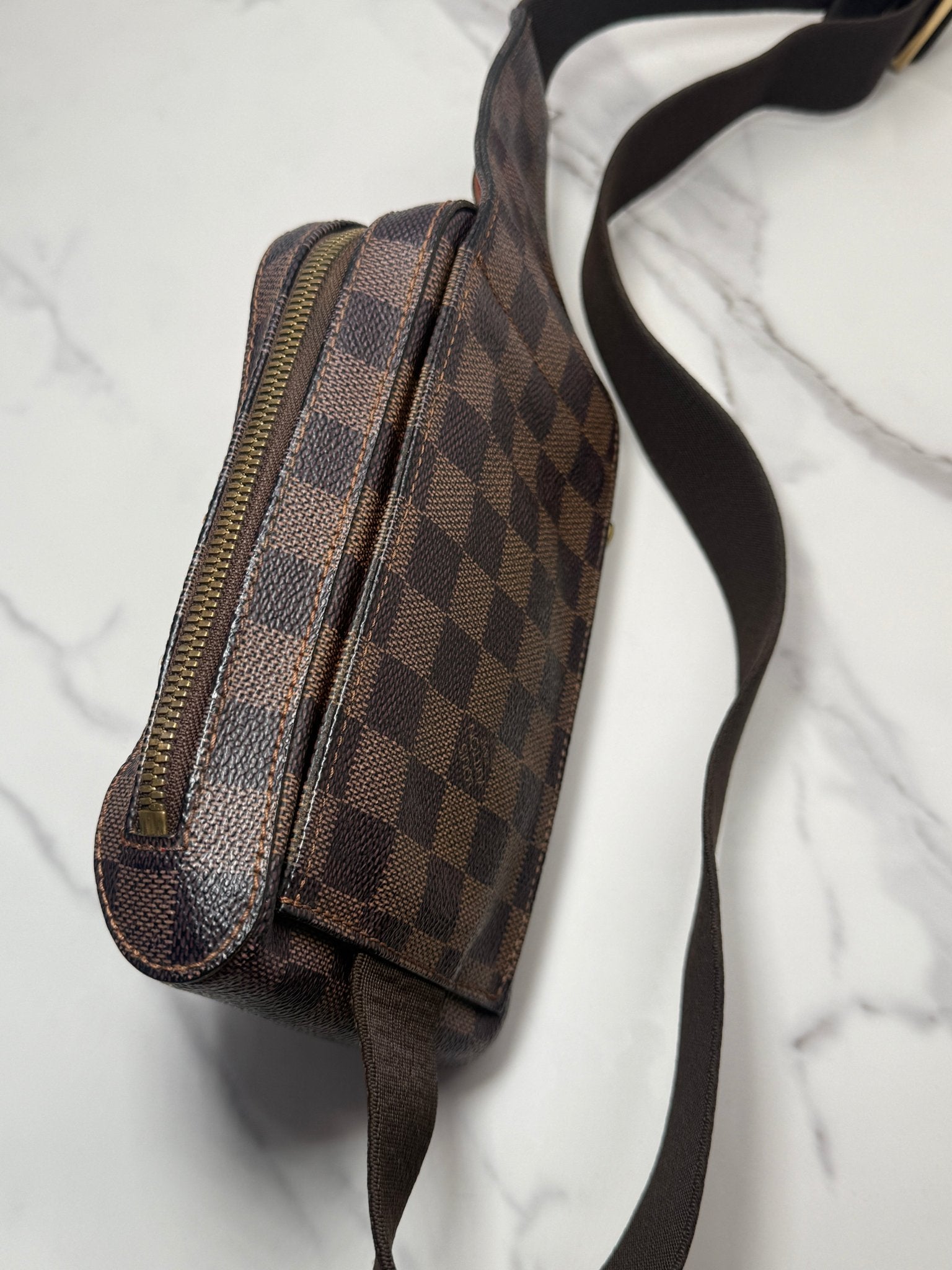 Louis Vuitton Geronimos Damier Ebene Brown - Styles via Sina