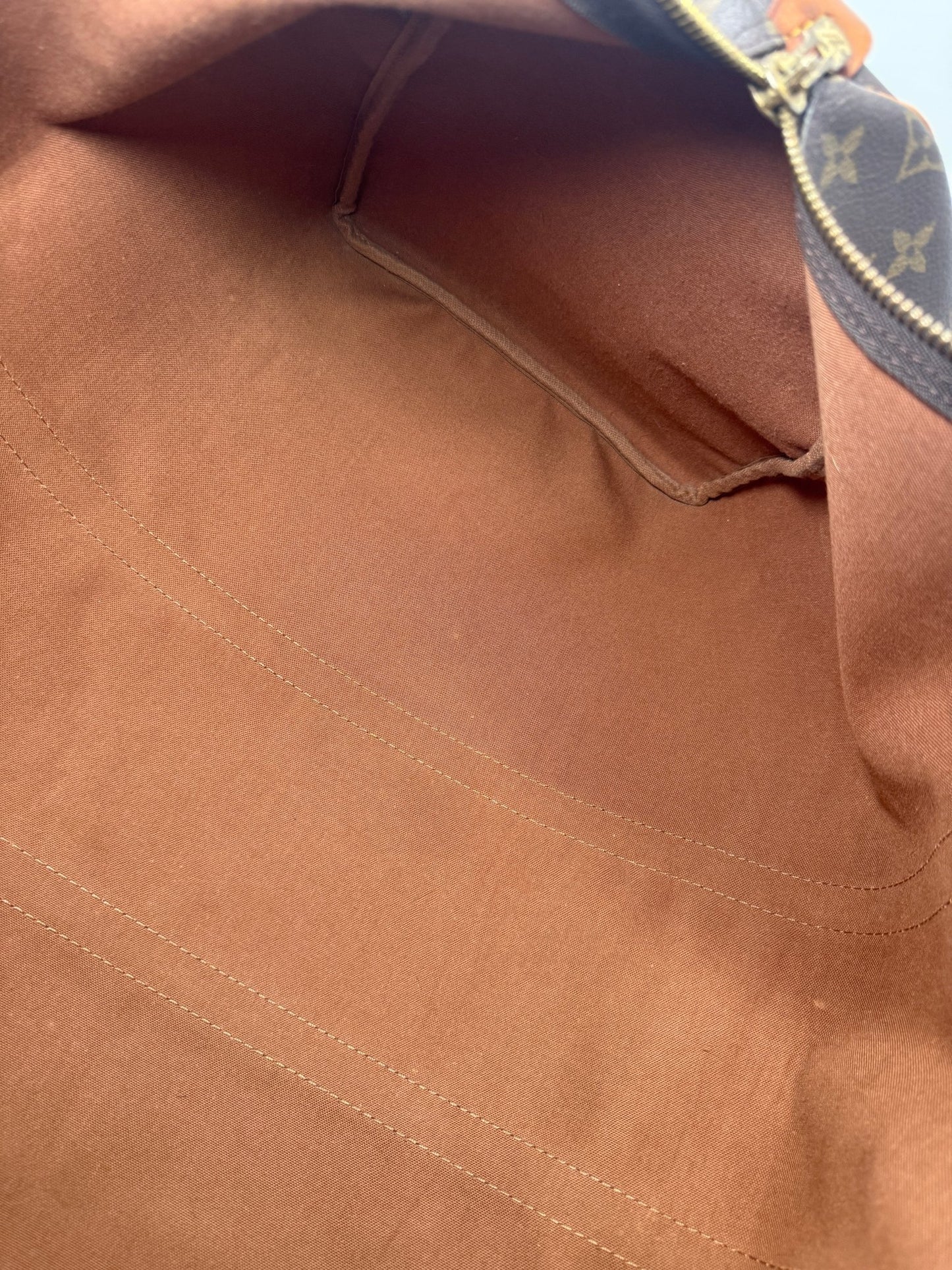 Louis Vuitton Keepall 55 Monogram Canvas Brown - Styles via Sina