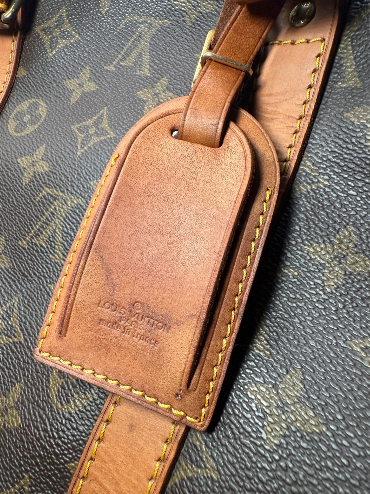 Louis Vuitton Keepall 55 Monogram Canvas Brown - Styles via Sina