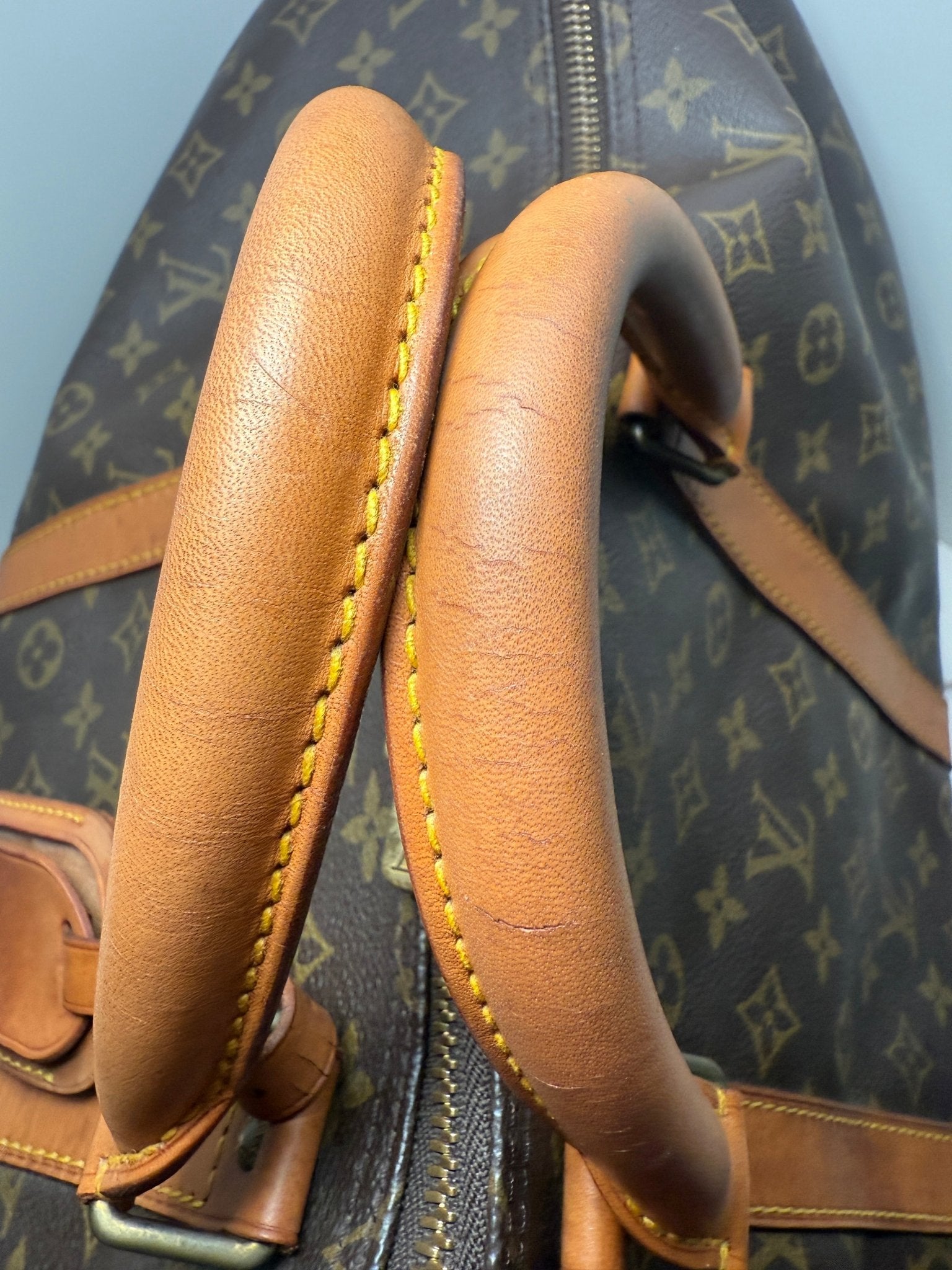 Louis Vuitton Keepall 55 Monogram Canvas Brown - Styles via Sina