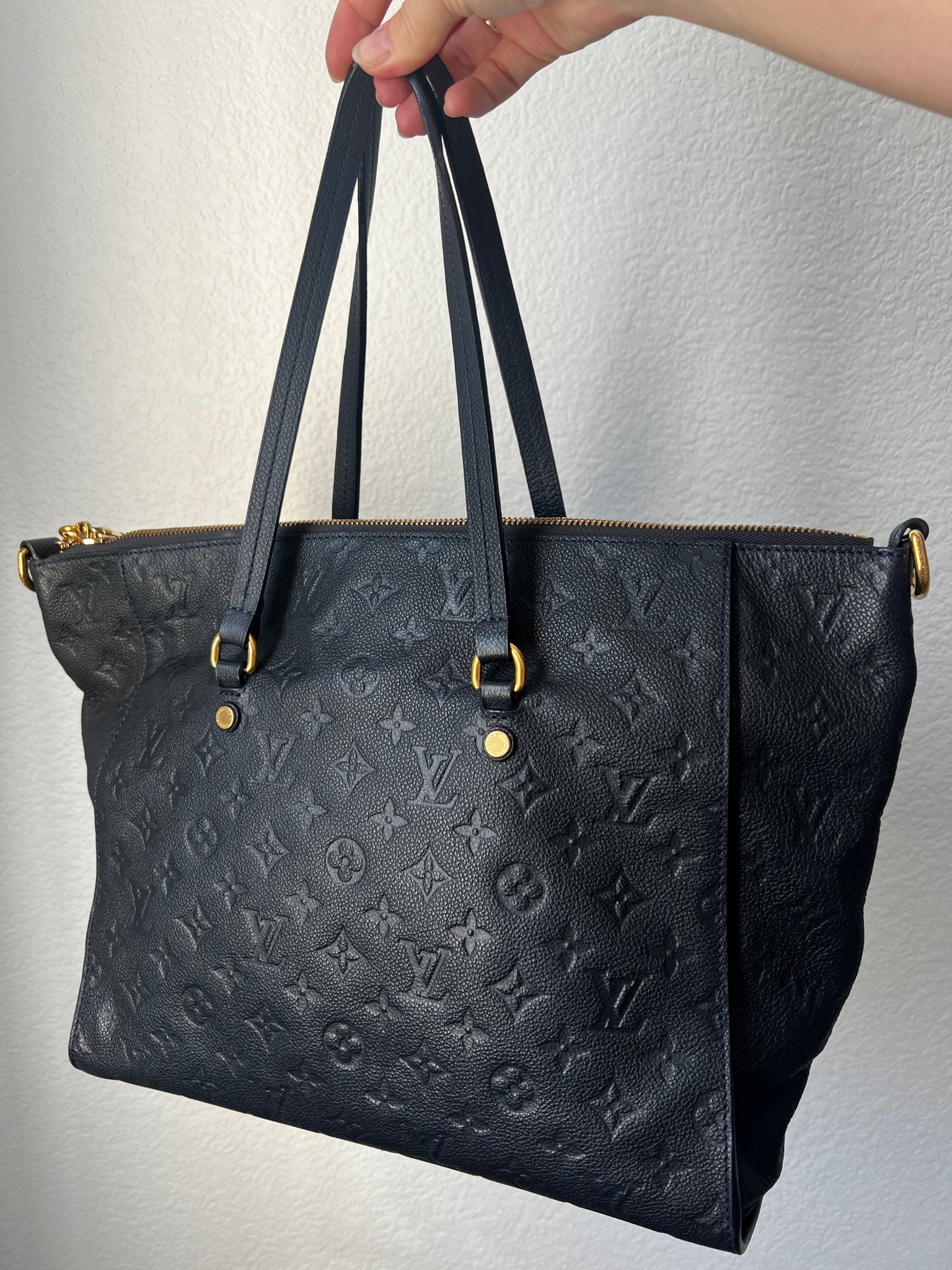 Louis Vuitton Lumineuse PM Monogram Empreinte Blue Infini - Styles via Sina