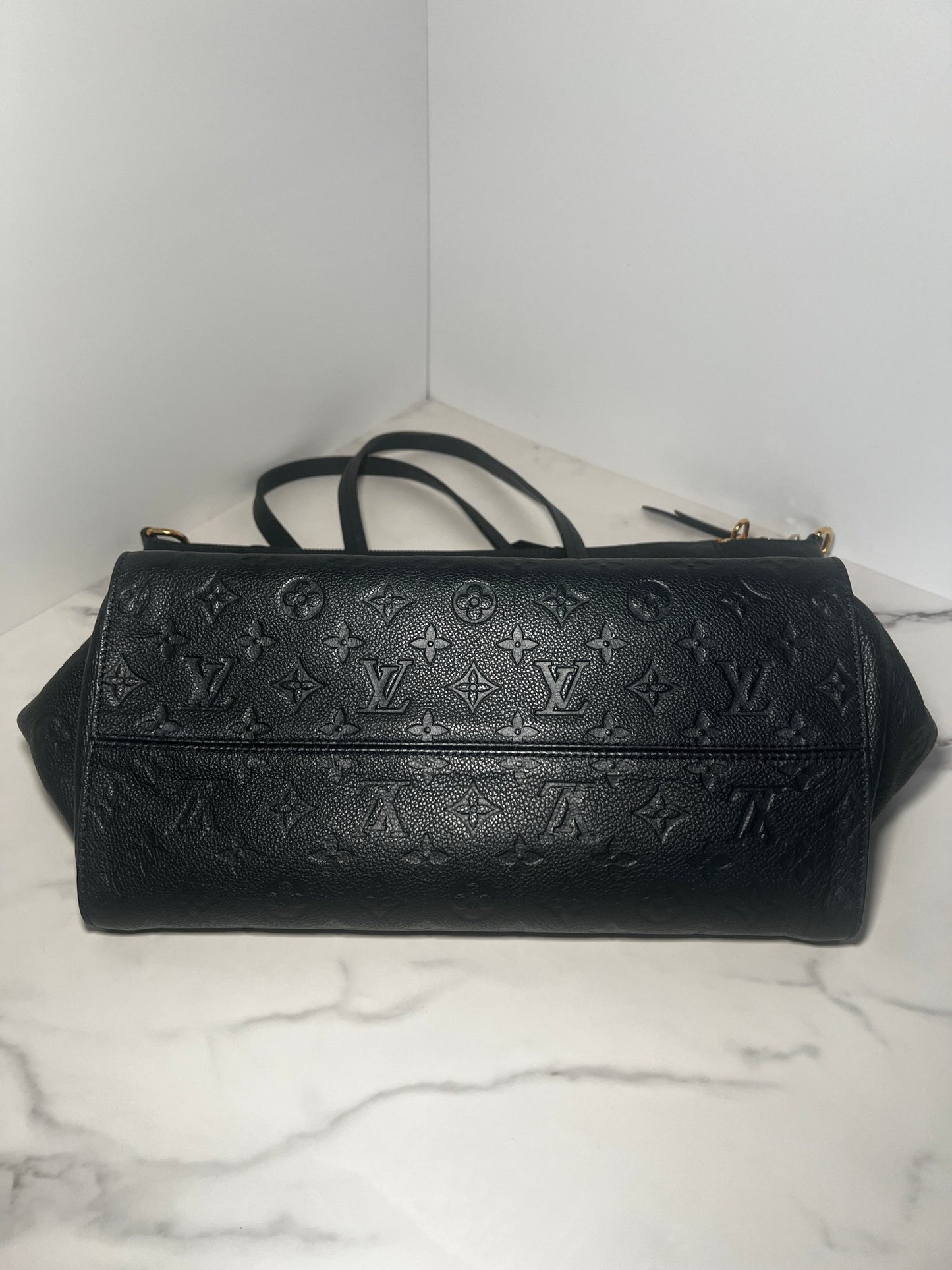 Louis Vuitton Lumineuse PM Monogram Empreinte Blue Infini - Styles via Sina