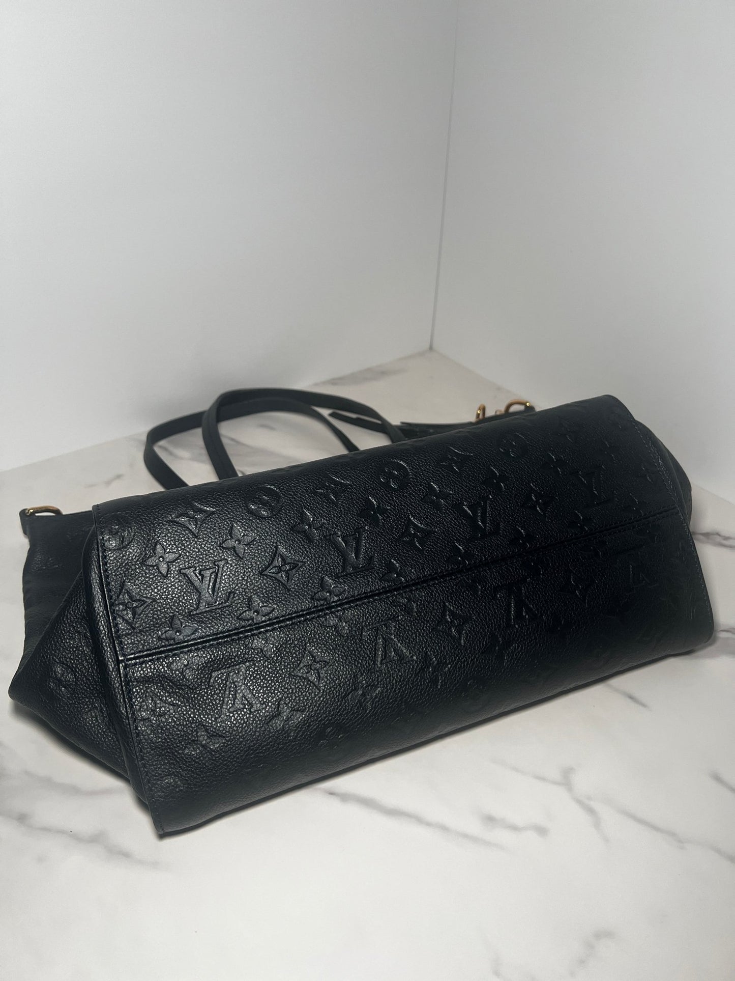 Louis Vuitton Lumineuse PM Monogram Empreinte Blue Infini - Styles via Sina