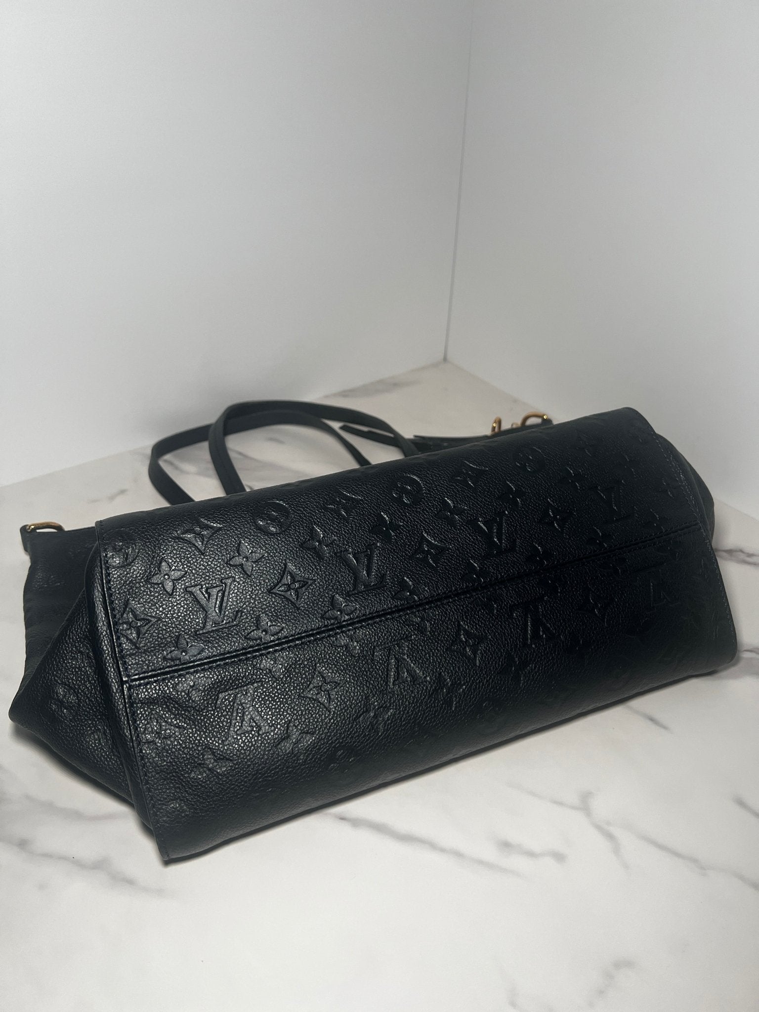 Louis Vuitton Lumineuse PM Monogram Empreinte Blue Infini - Styles via Sina