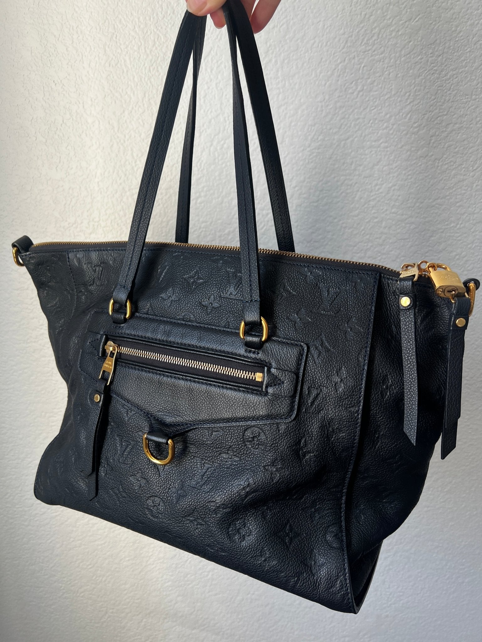 Louis Vuitton Lumineuse PM Monogram Empreinte Blue Infini - Styles via Sina