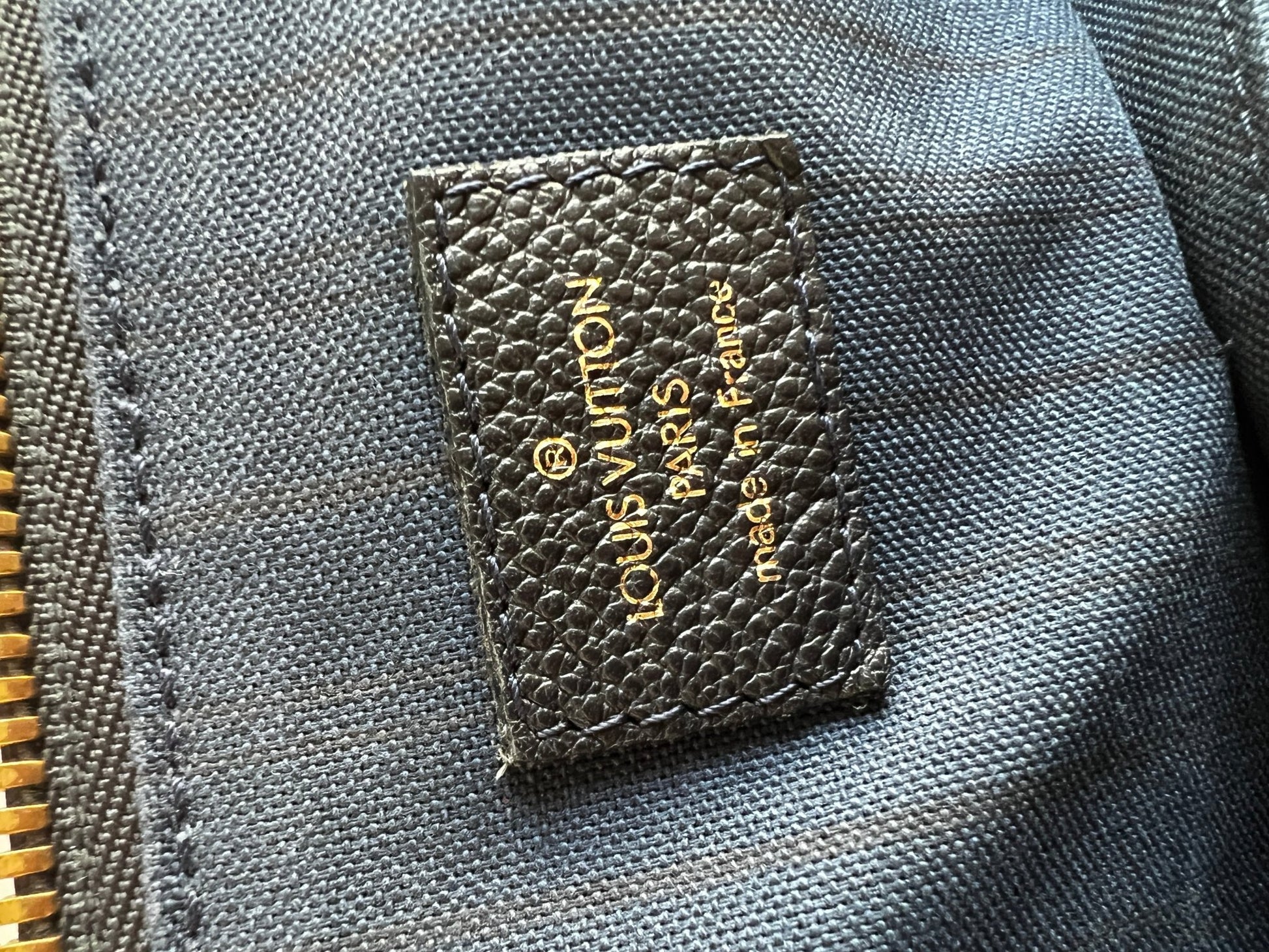 Louis Vuitton Lumineuse PM Monogram Empreinte Blue Infini - Styles via Sina