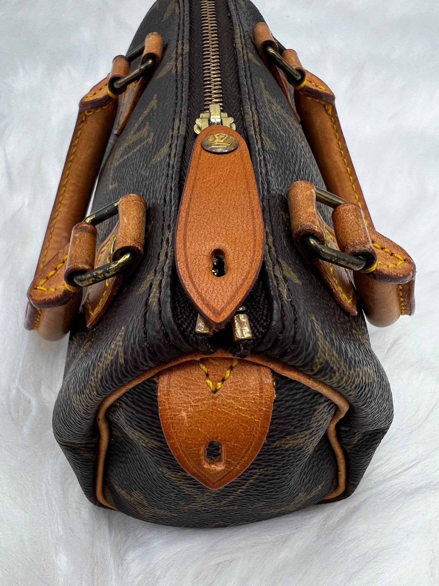 Louis Vuitton Mini Speedy Monogram Brown - Styles via Sina