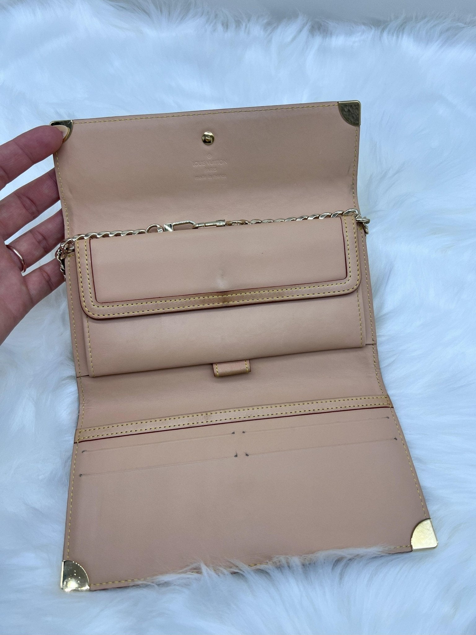 Louis Vuitton porte tresor cheapest woc