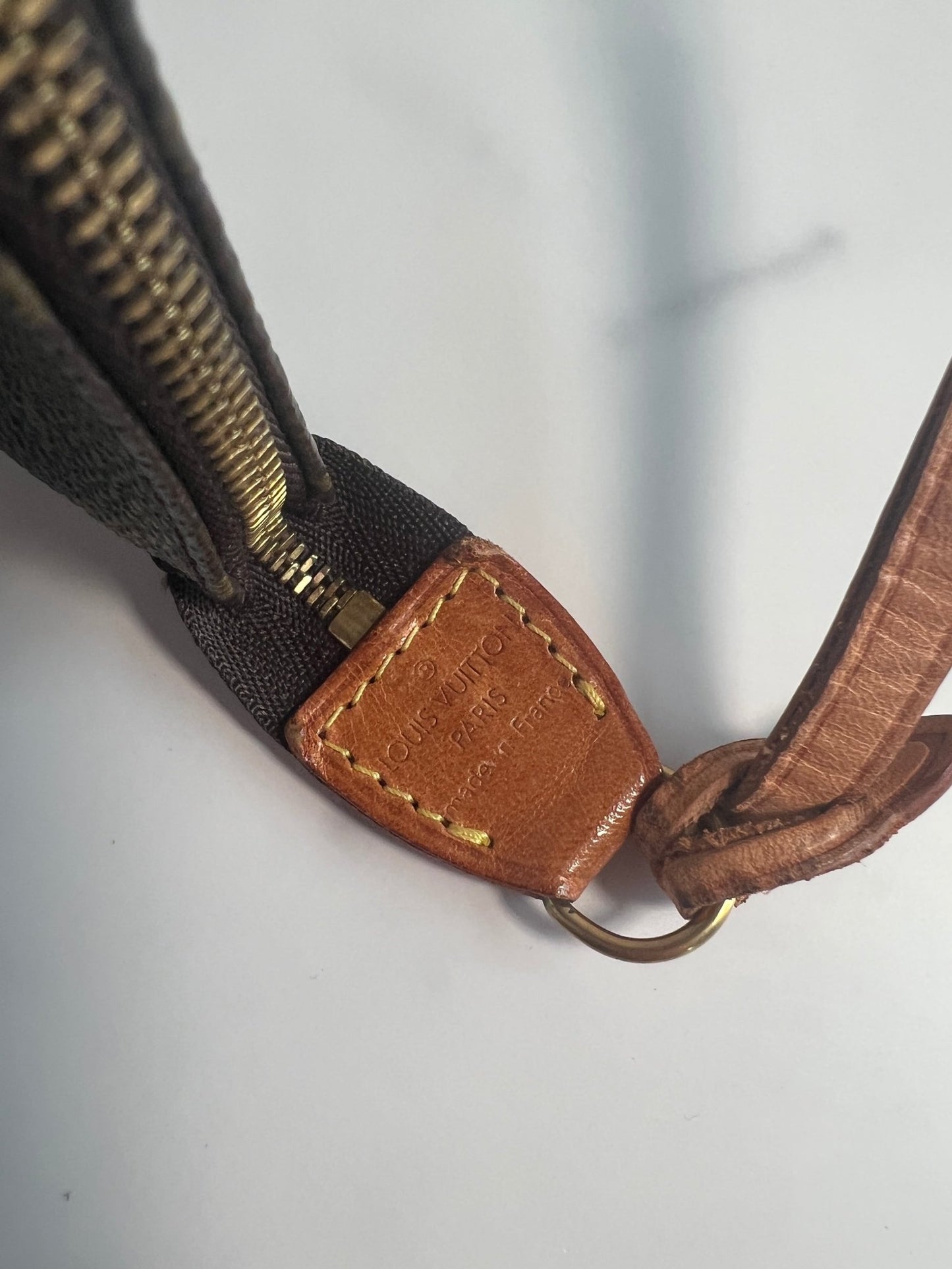 Louis Vuitton Pochette Monogram Canvas Brown - Styles via Sina