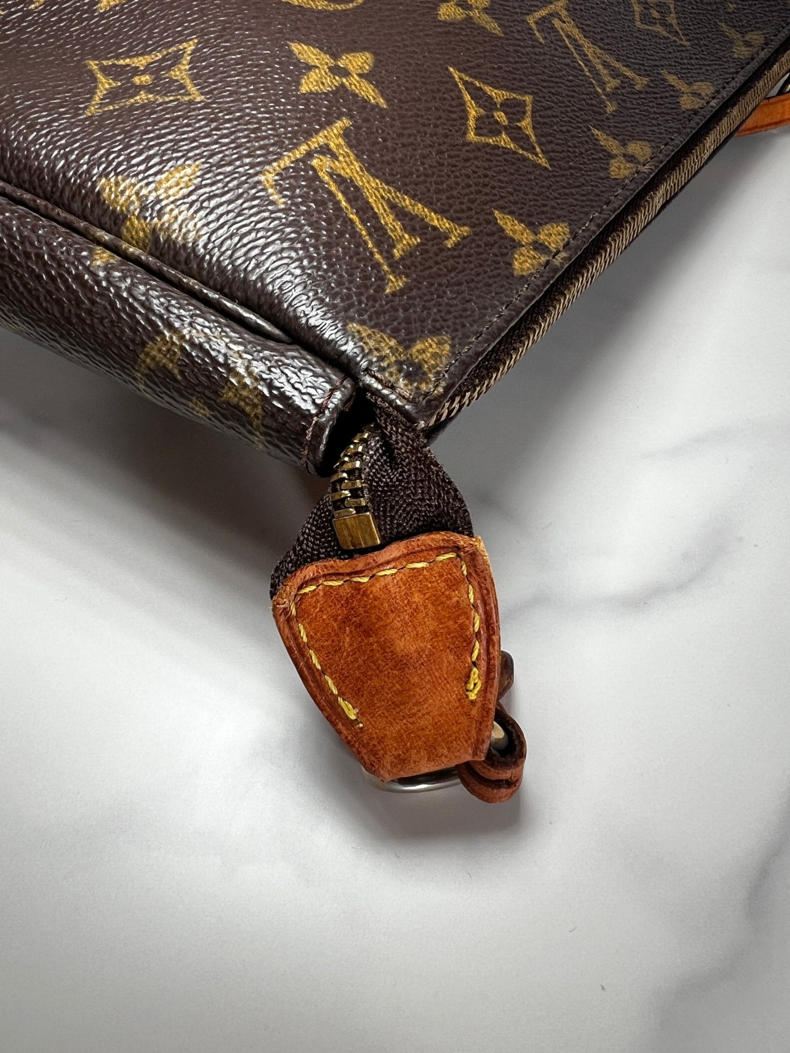 Louis Vuitton Pochette Monogram Canvas Brown - Styles via Sina