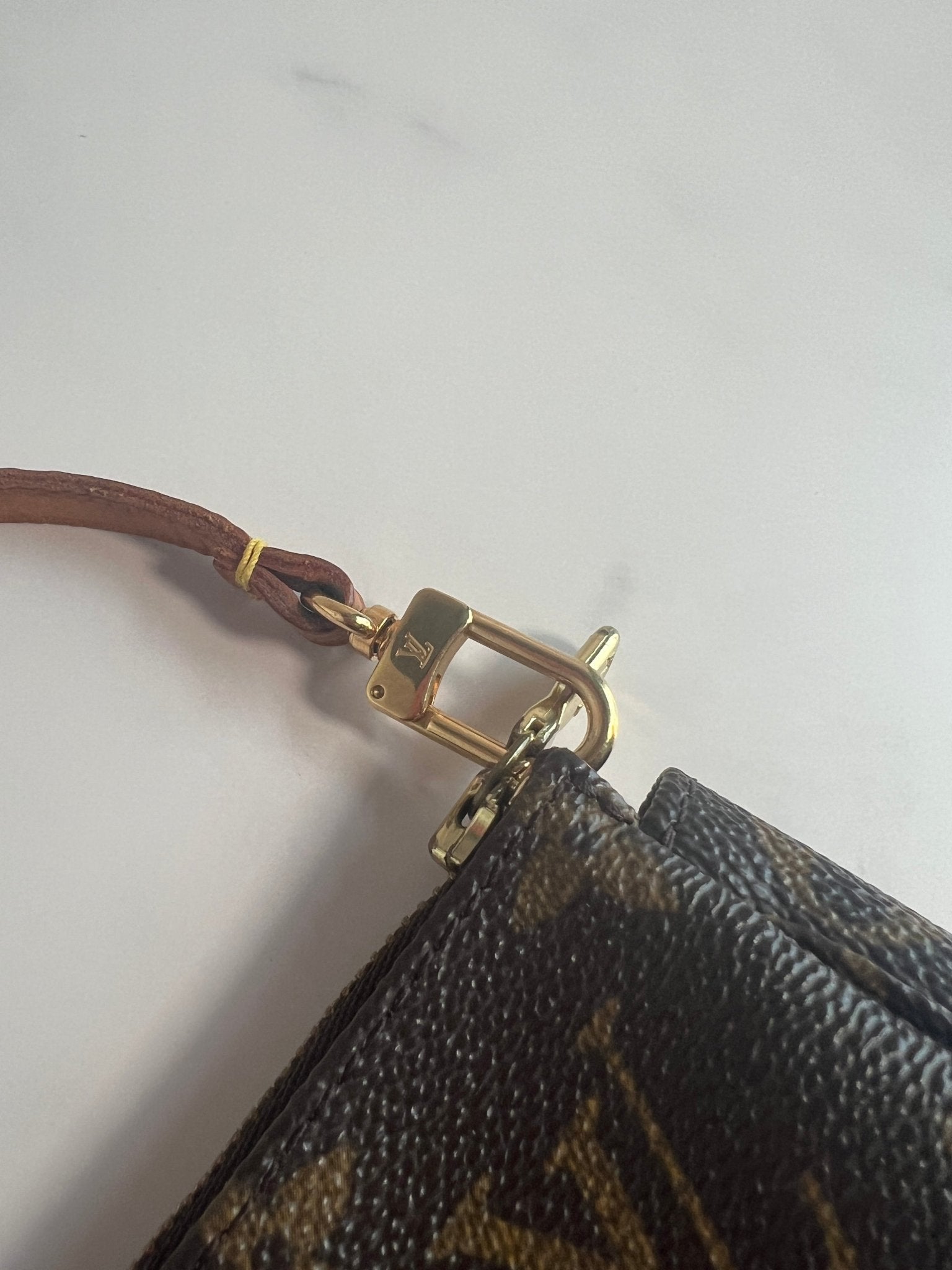 Louis Vuitton Pochette Monogram Canvas Brown - Styles via Sina