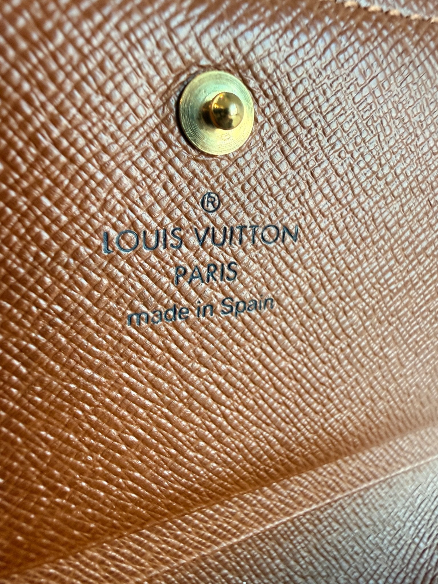 Louis Vuitton Porte - Monnaie Tresor Wallet Monogram Canvas Brown - Styles via Sina