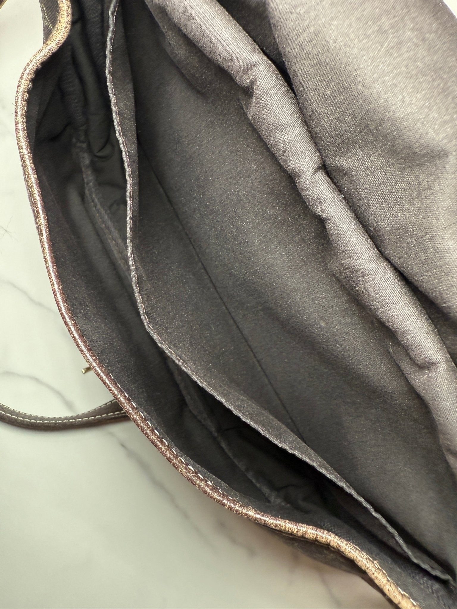 Louis Vuitton Saumur 30 Mini Lin Brown - Styles via Sina