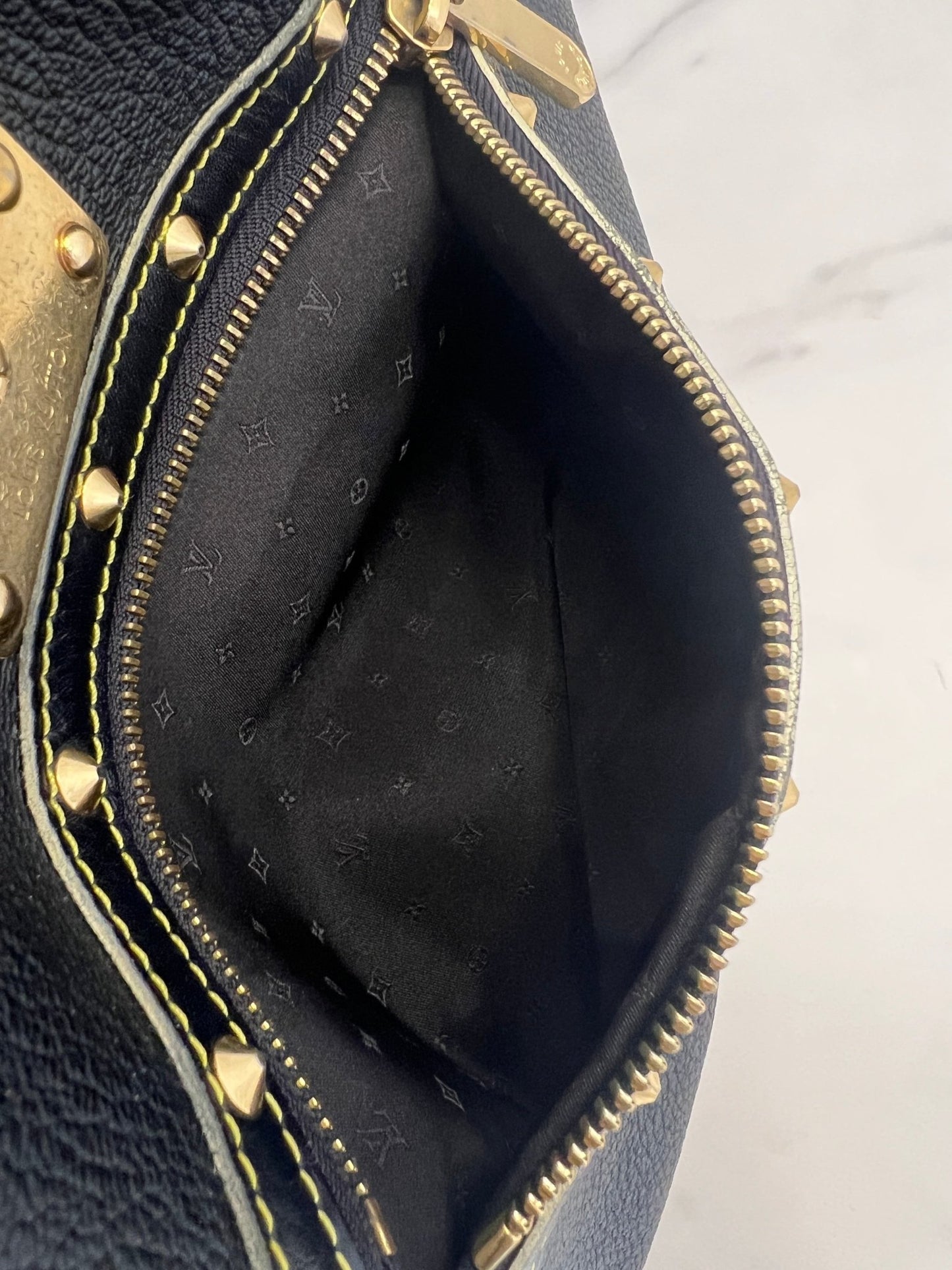 Louis Vuitton Suhali Leather L'Affriolant Bag Black - Styles via Sina