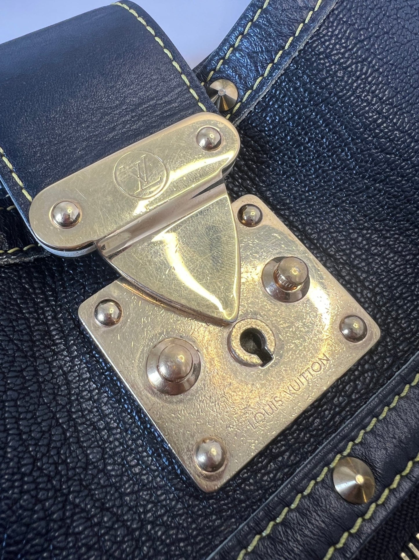 Louis Vuitton Suhali Leather L'Affriolant Bag Black - Styles via Sina