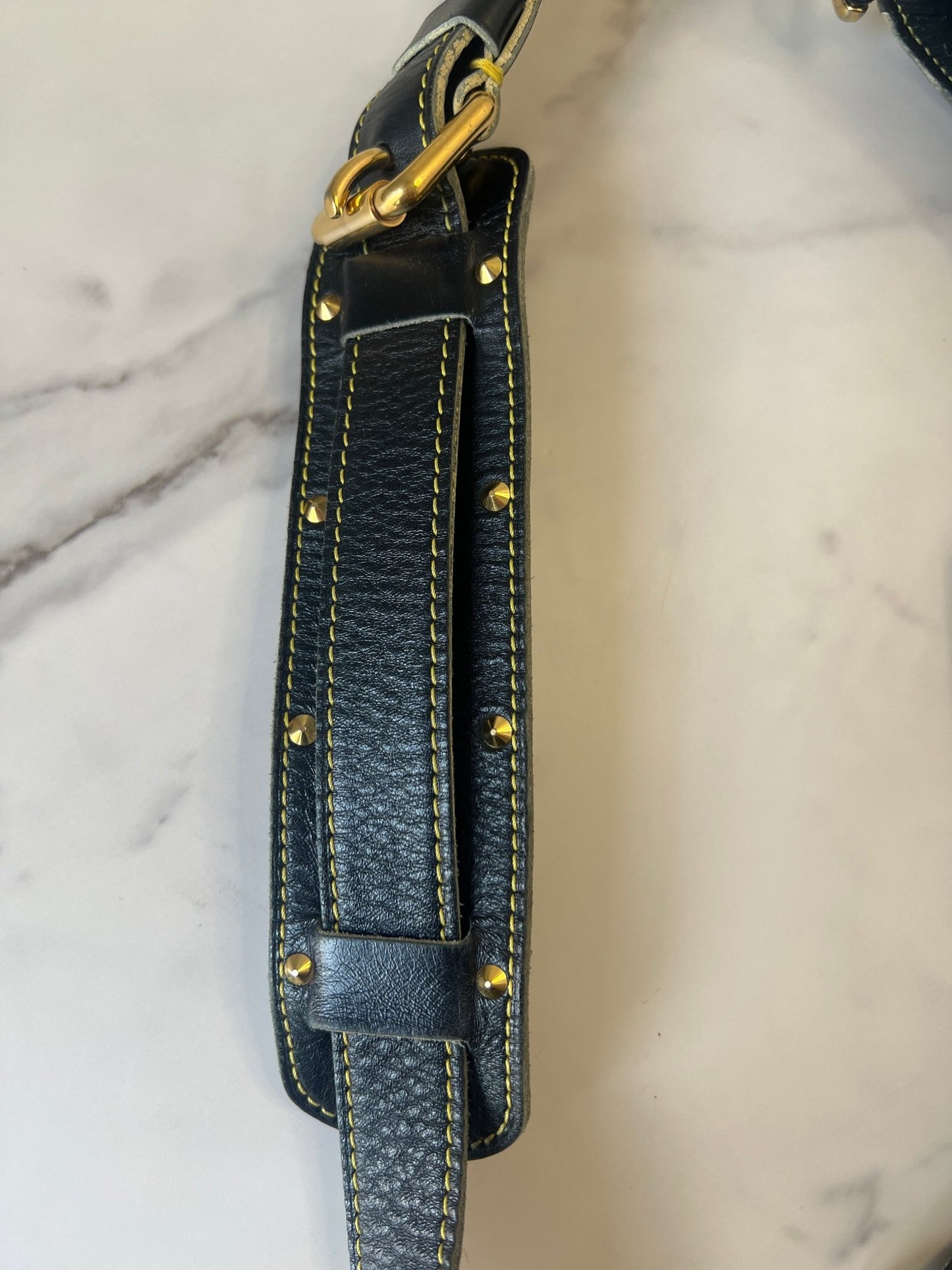 Louis Vuitton Suhali Leather L'Affriolant Bag Black - Styles via Sina