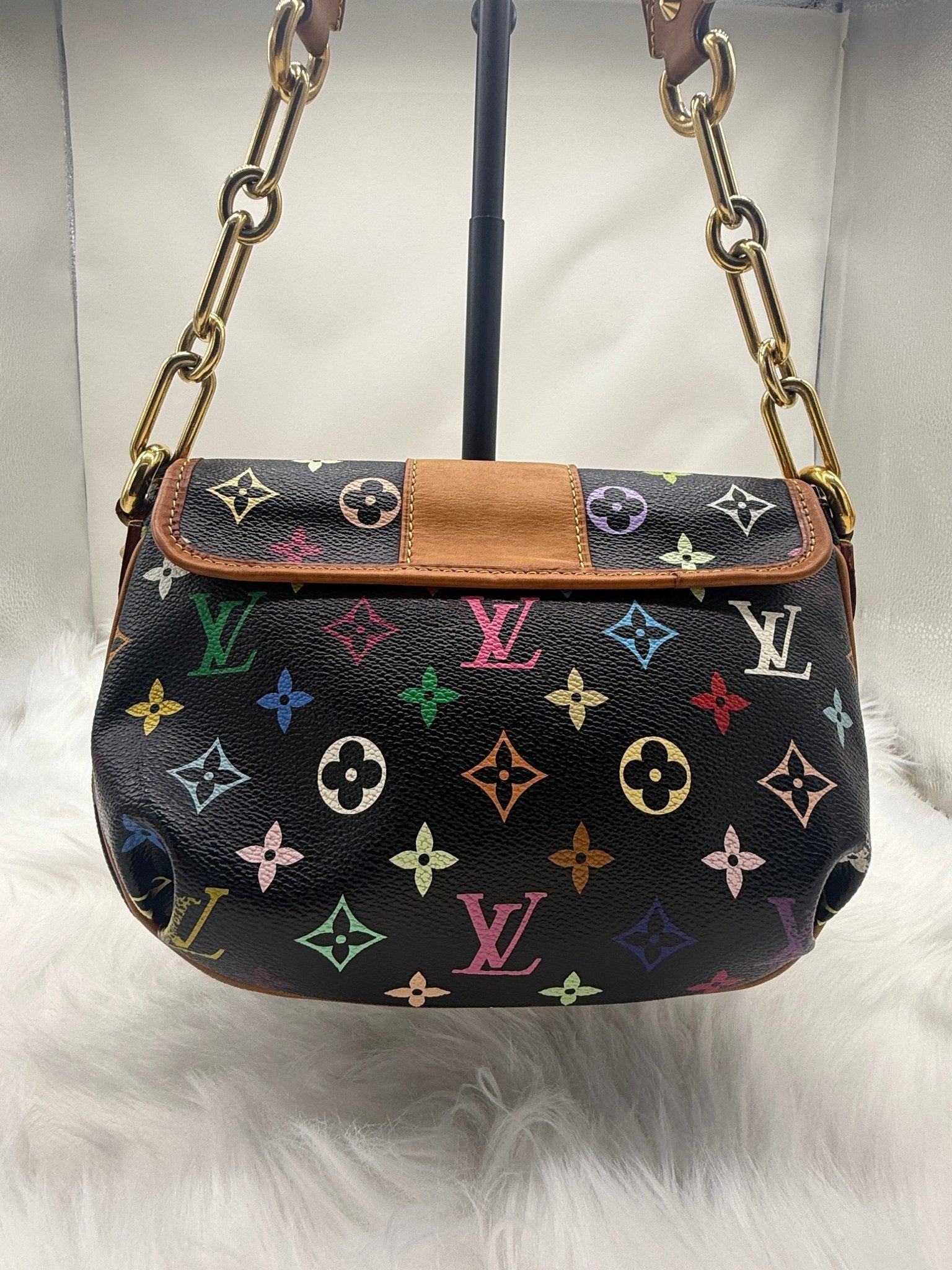 Louis Vuitton x Takashi Murakami Patty Monogram Multicolor in Black - Styles via Sina
