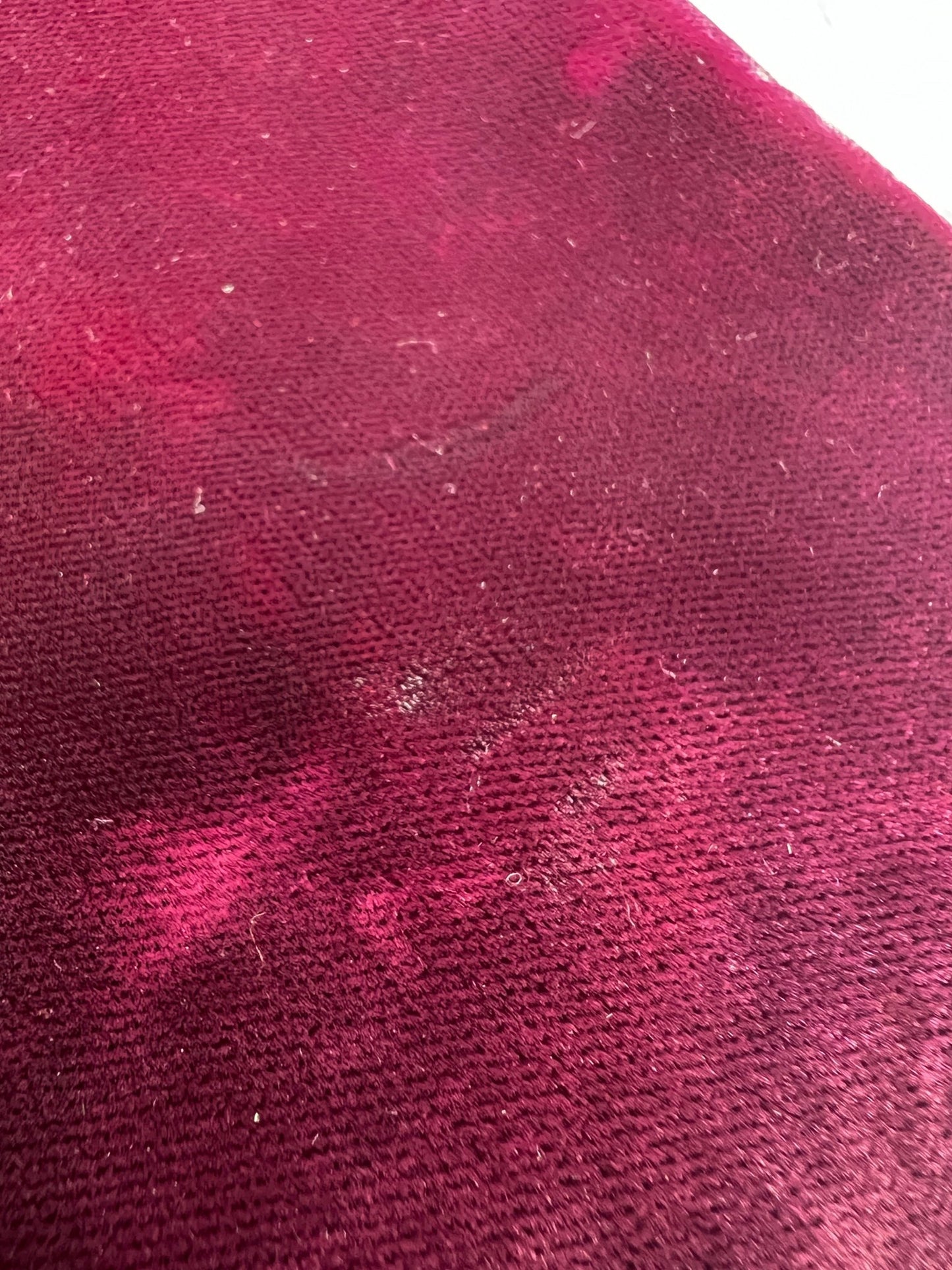 Prada Velour Shoulder Bag Burgundy - Styles via Sina